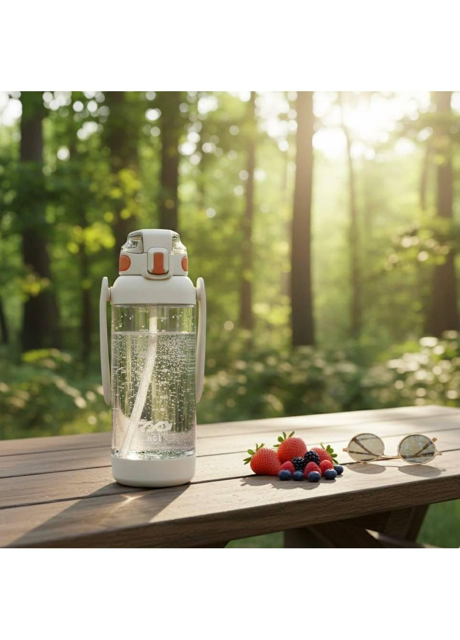 Біла пляшка TKK для води із тританового пластику 1400 мл No Brand (314709911)