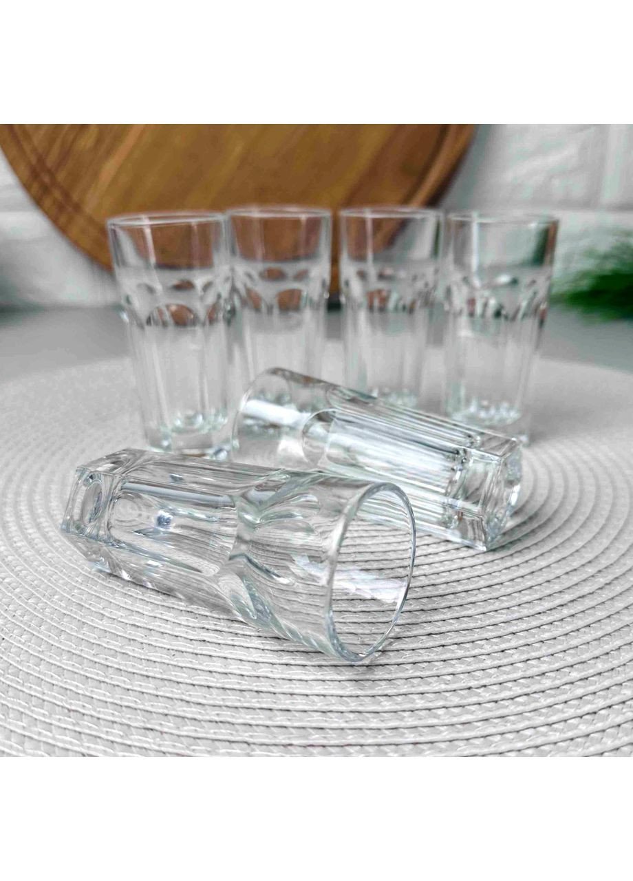 Стопки-шот высокие с гранями 24 шт 45 мл Марокко Uniglass (369477896)