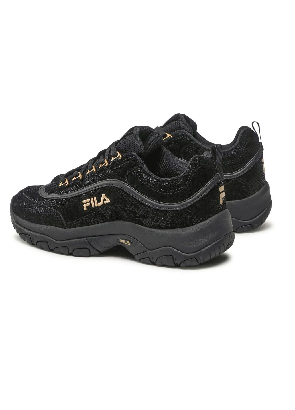 Чорні кросівки Fila