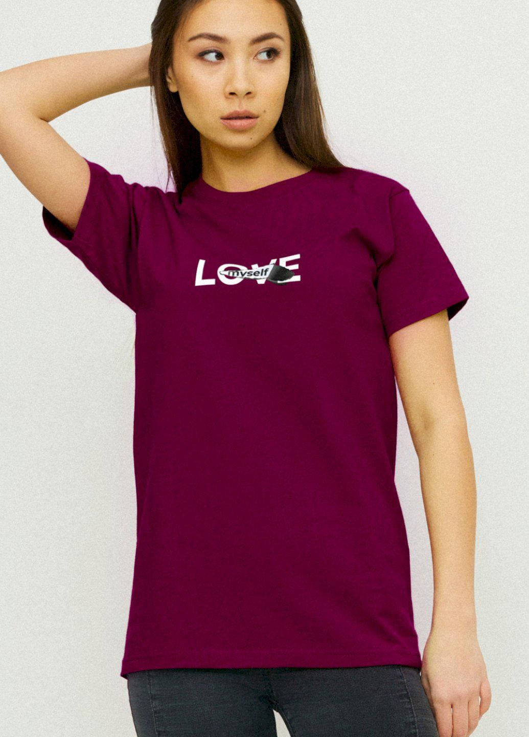 Футболка Boyfriend / air print / YAPPI - (252386056)