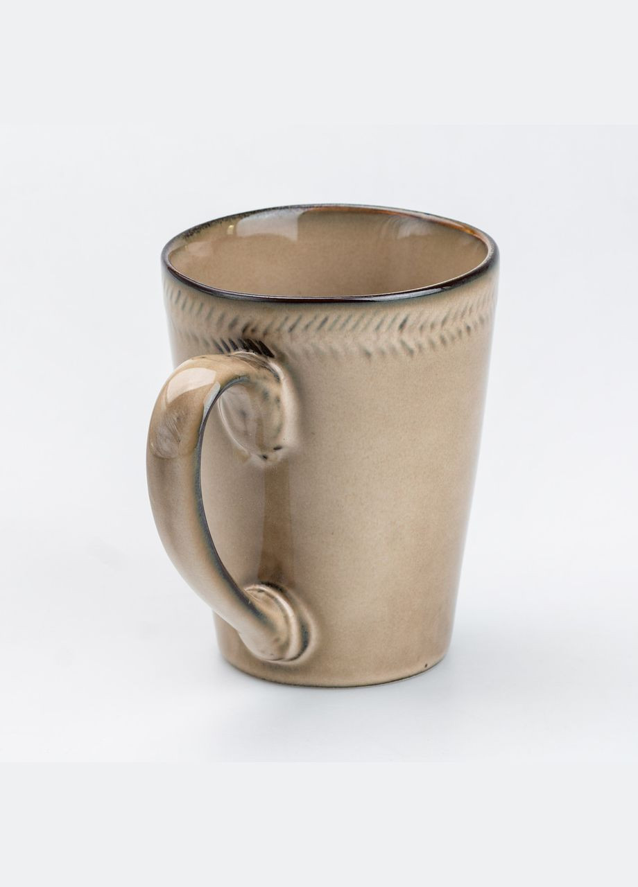 Чашка керамическая 300 мл для чая и кофе бежевый TS Kitchen (315637524)