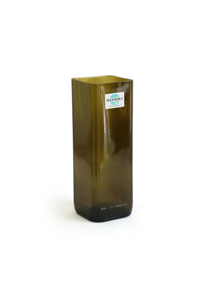 Ваза MZ-727951 19 см зеленая Mazhura (335972109)