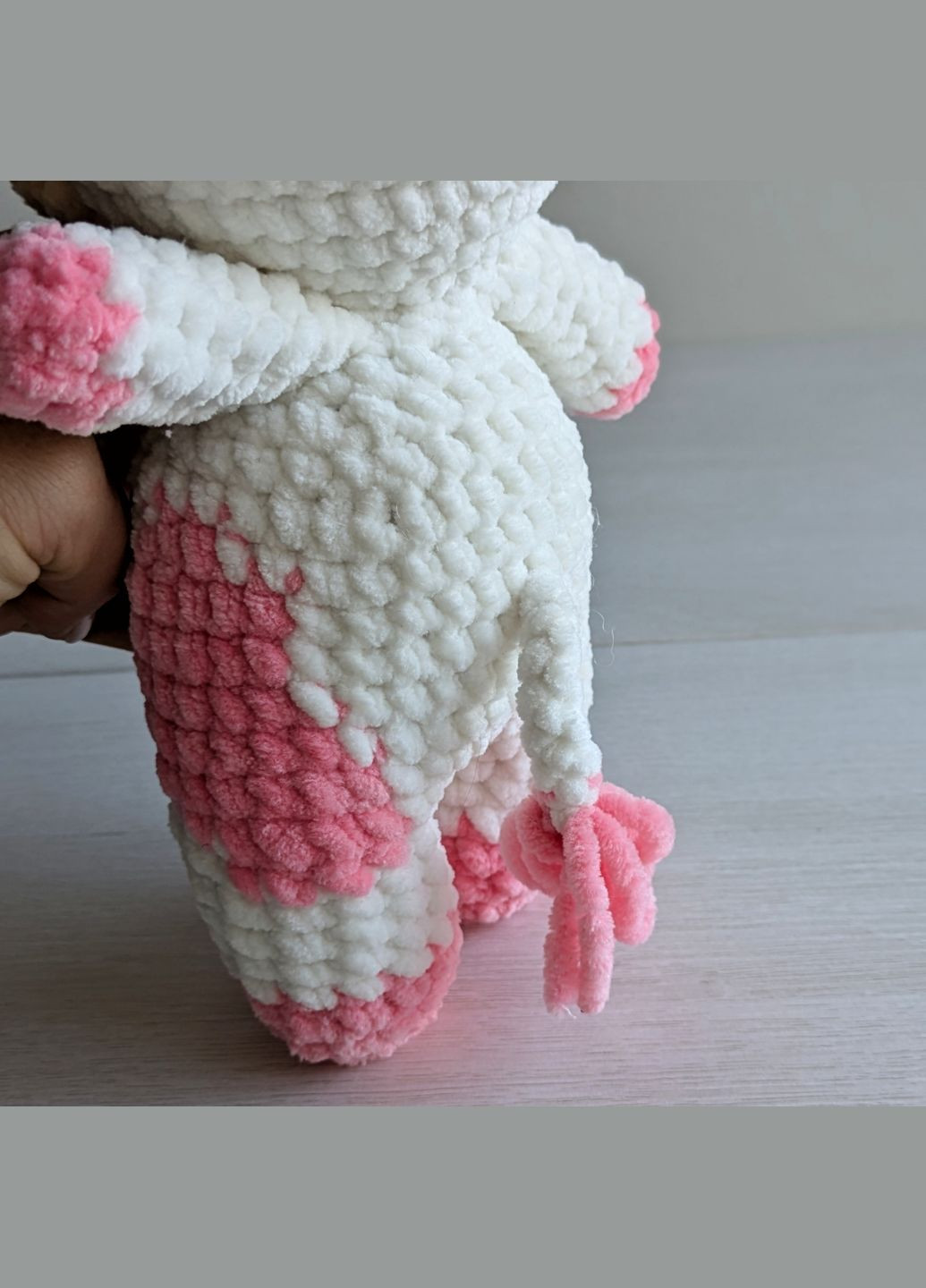 Набір для в'язання корівки (рожева 23 см) Hand Made (316089592)