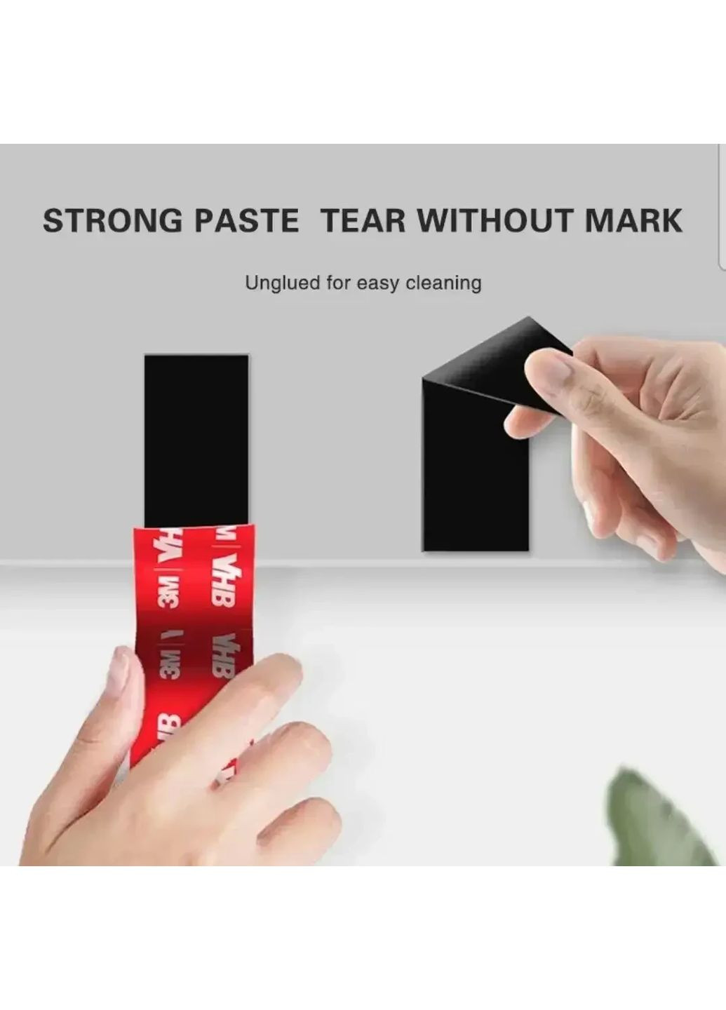 Двостороння клейка стрічка 3M VHB 5952 40 мм довжина 3 метри Чорна 3М (365784042)