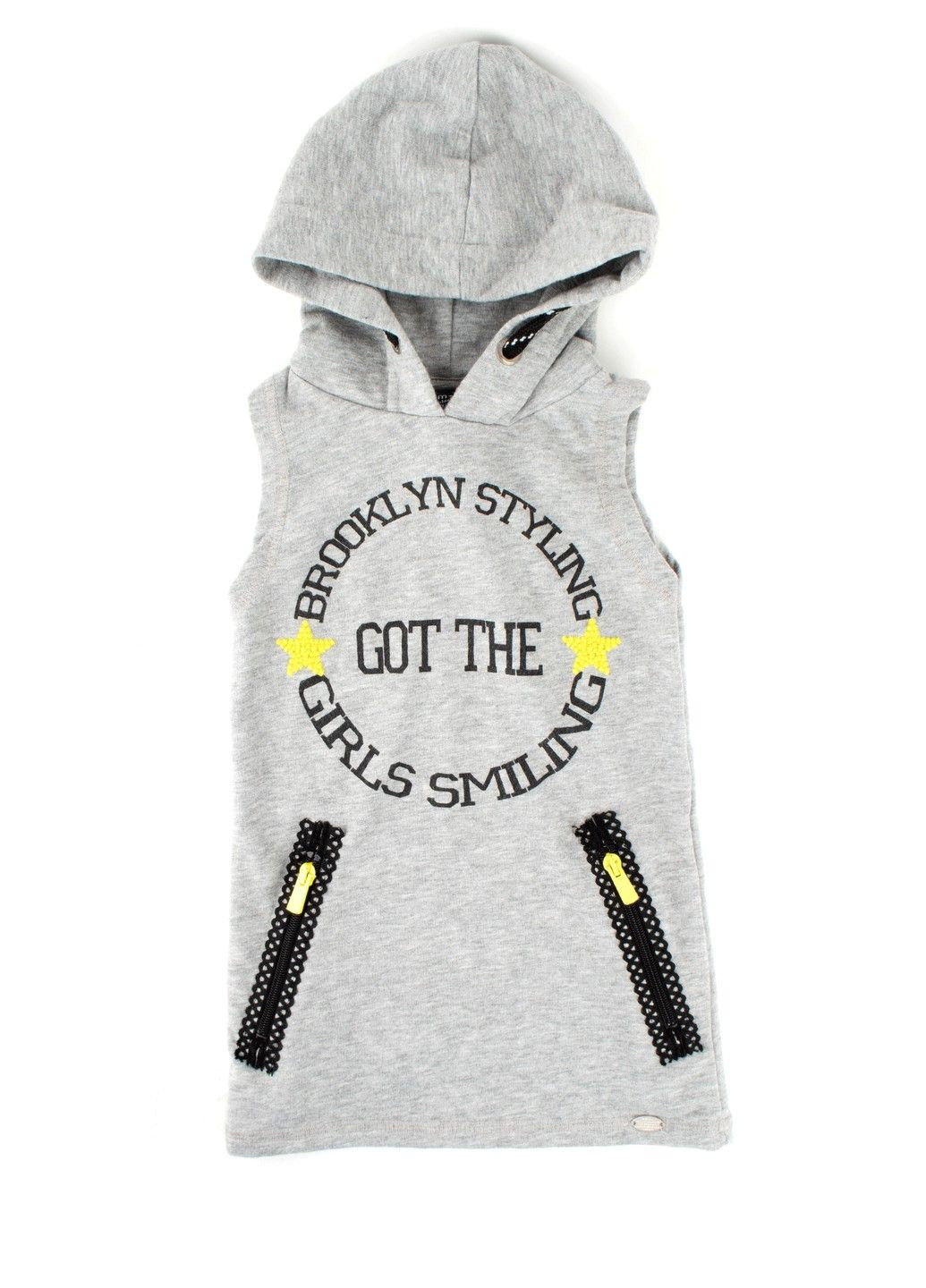 Реглан-безрукавка на дівчинку TOM-DU сірий TOM DU (302293291)