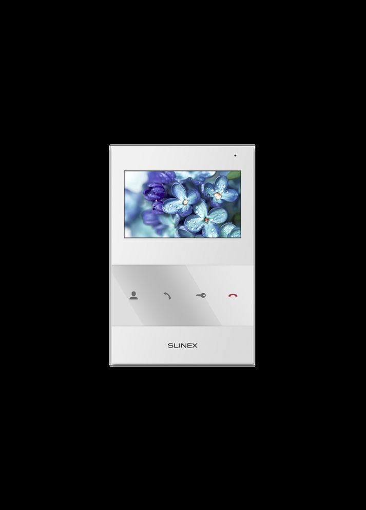 Аналоговий відеодомофон SQ-04 (white), 4,3” кольоровий екран TFT, 119×175×21 мм Slinex (314979041)