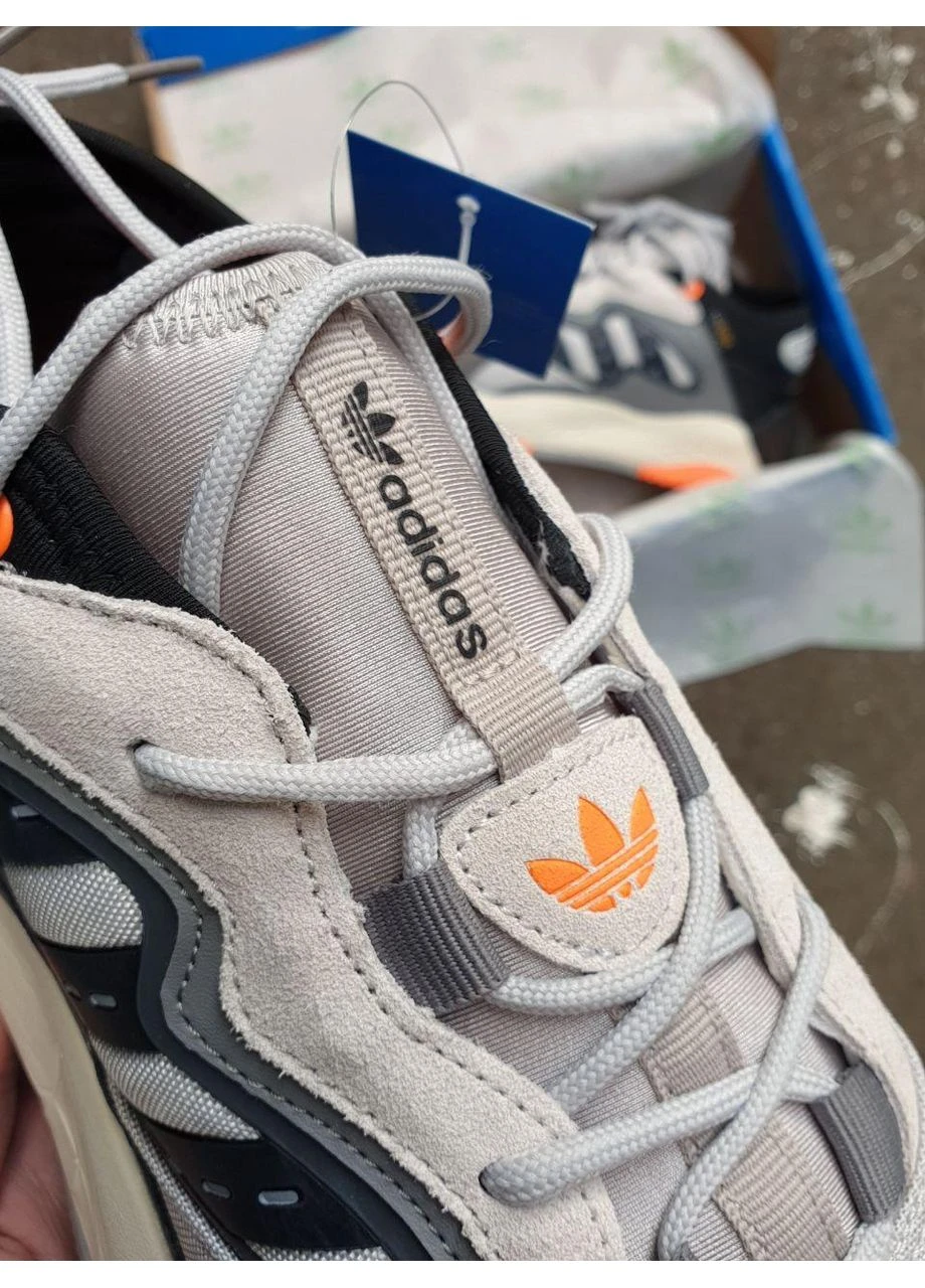 Черные летние кроссовки adidas streetball 2 grey black orange адидас стритбол No Brand