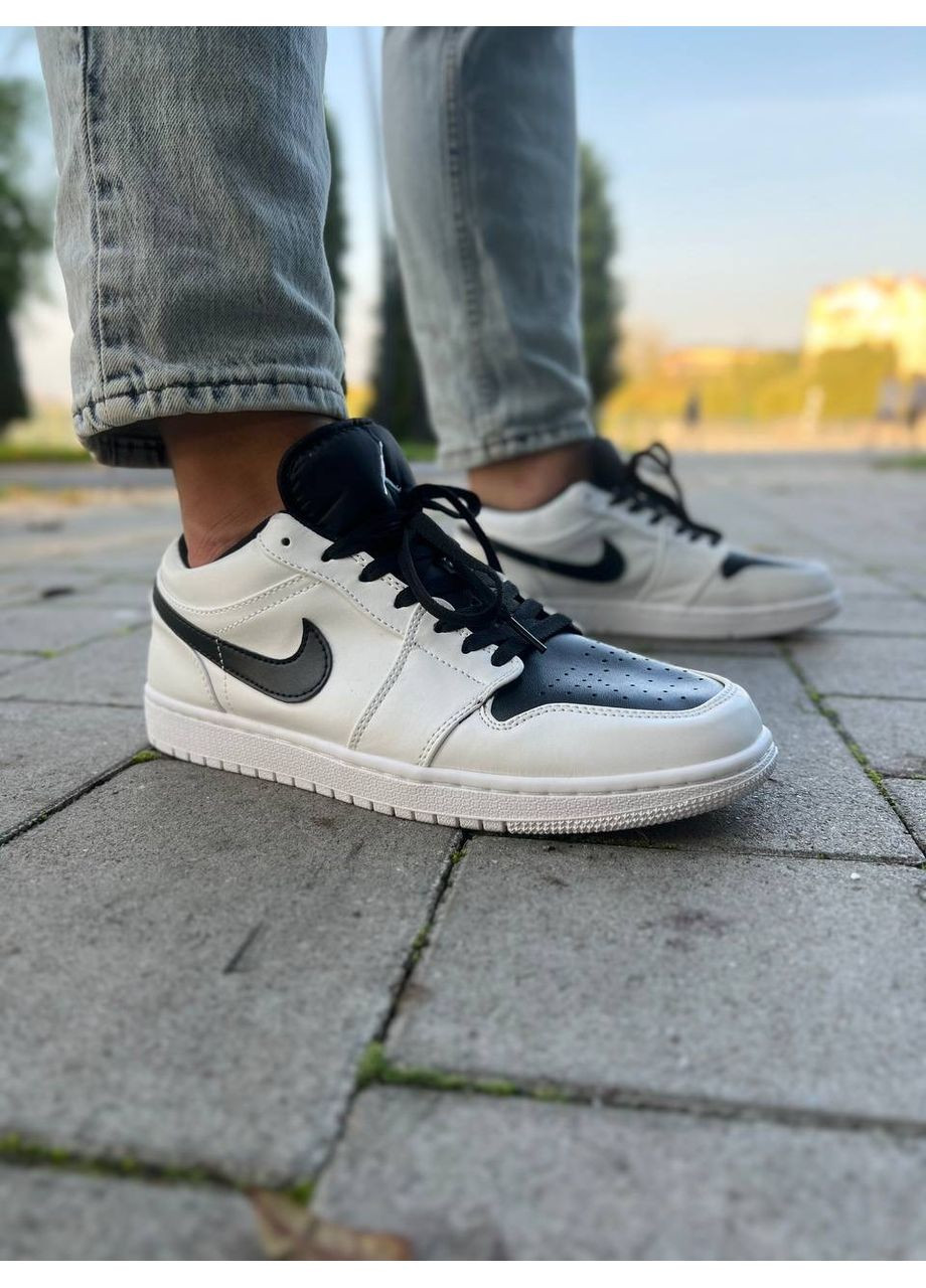 Комбіновані Осінні кросівки чоловічі nike air jordan 1 low+ найк аір джордан No Brand