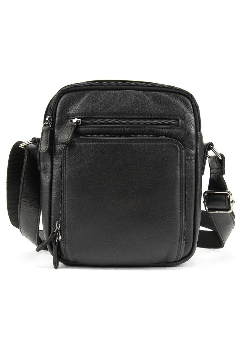 Мужская сумка через плечо мессенджер из натуральной кожи на три отдела RoyalBag R-1730A (301510984)