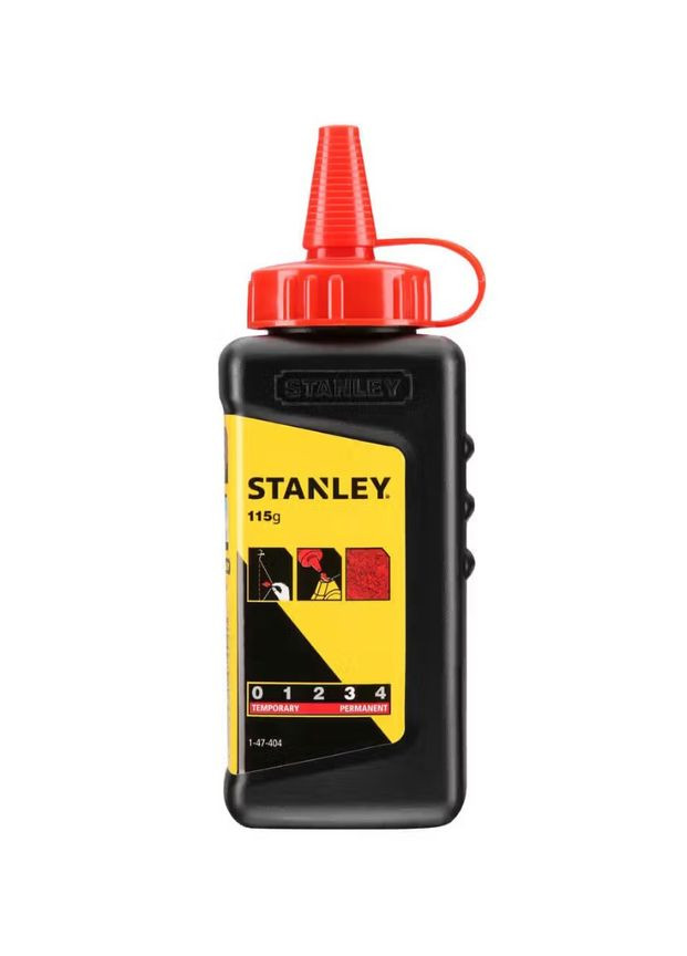 Меловый порошок (115 г) для наружных строительных работ красный (25935) Stanley (332640075)