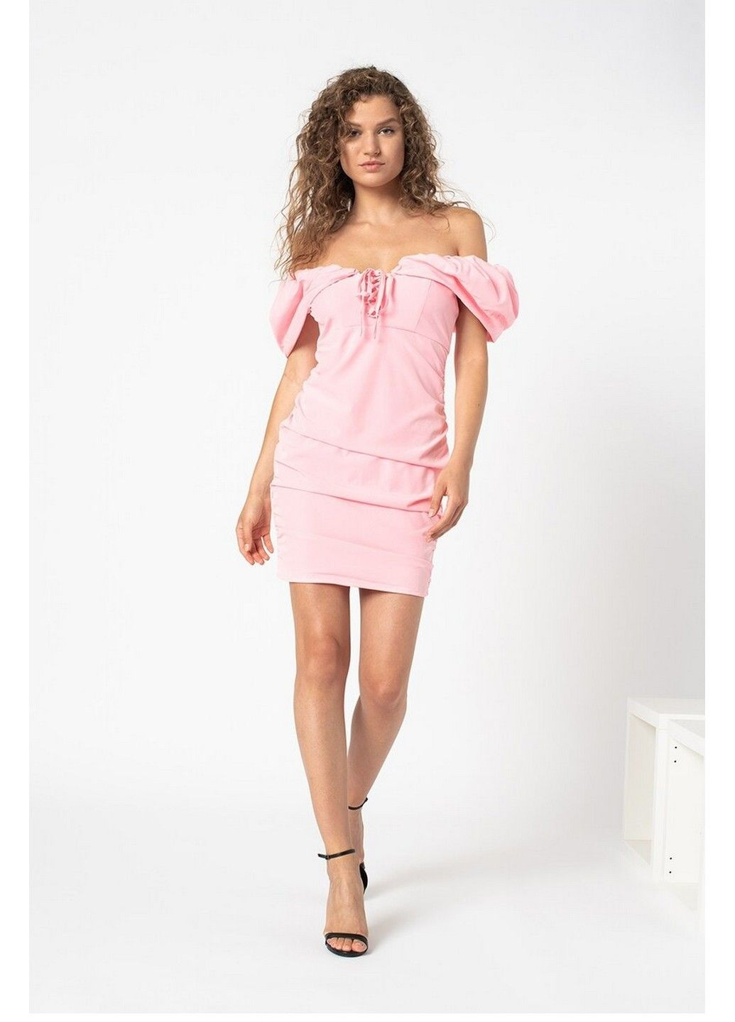 Рожева кежуал сукня Missguided однотонна