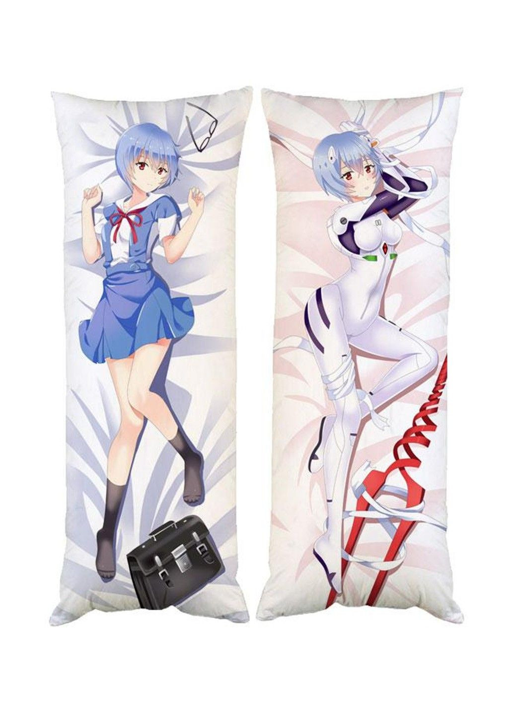 Подушка дакимакура Рей Аянами Евангелион декоративная ростовая подушка для обнимания No Brand (329433230)