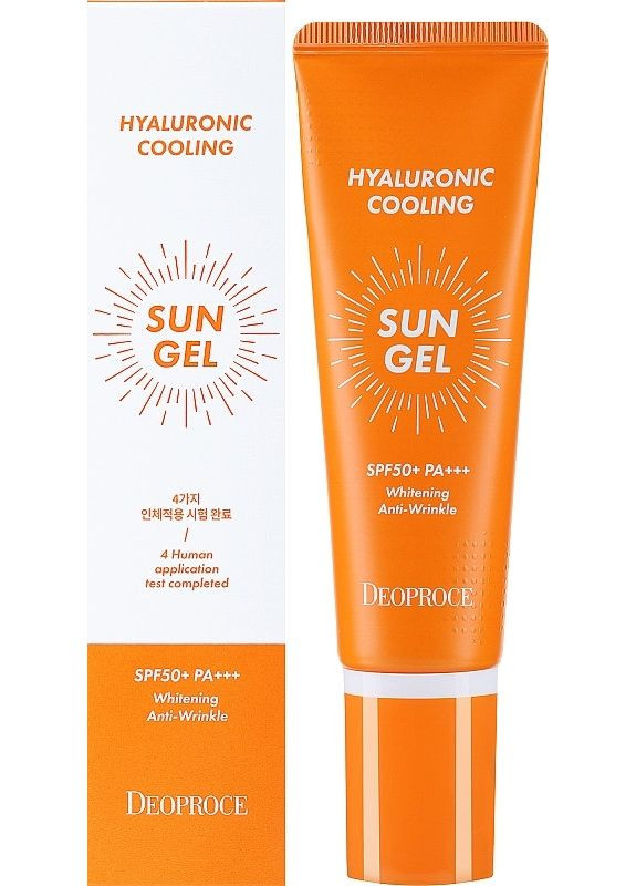 Deoproce Сонцезахисний крем-гель Hyaluronic Cooling Sun Gel SPF50+/PA+++, 50 мл — Крем, Південна Корея (367983194)