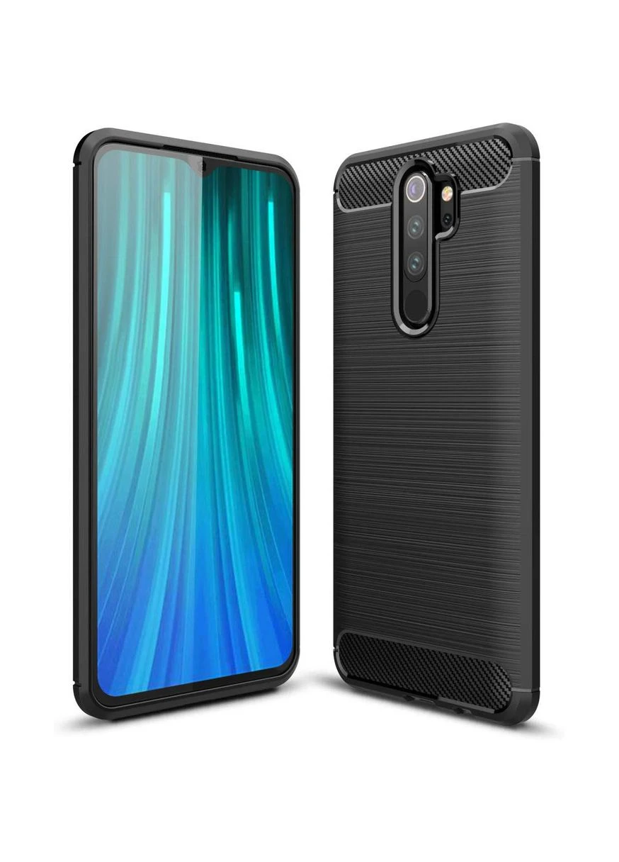 TPU чехол противоударный Slim Series для Xiaomi Redmi Note 8 Pro карбон Epic (396508458)