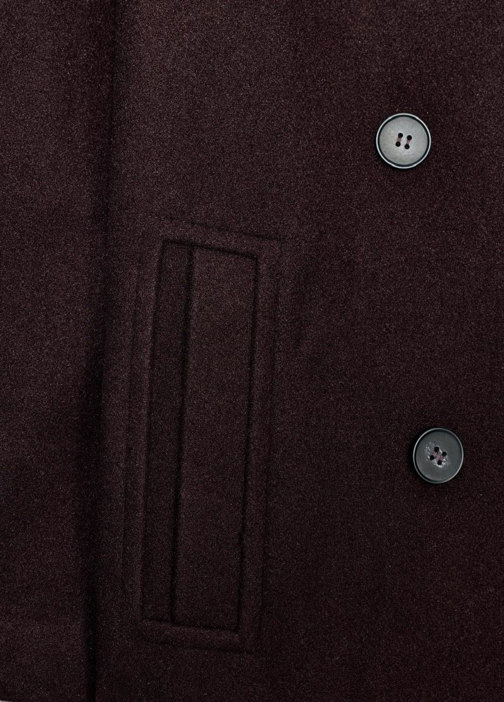 Темно-бордове демісезонне Пальто Zara