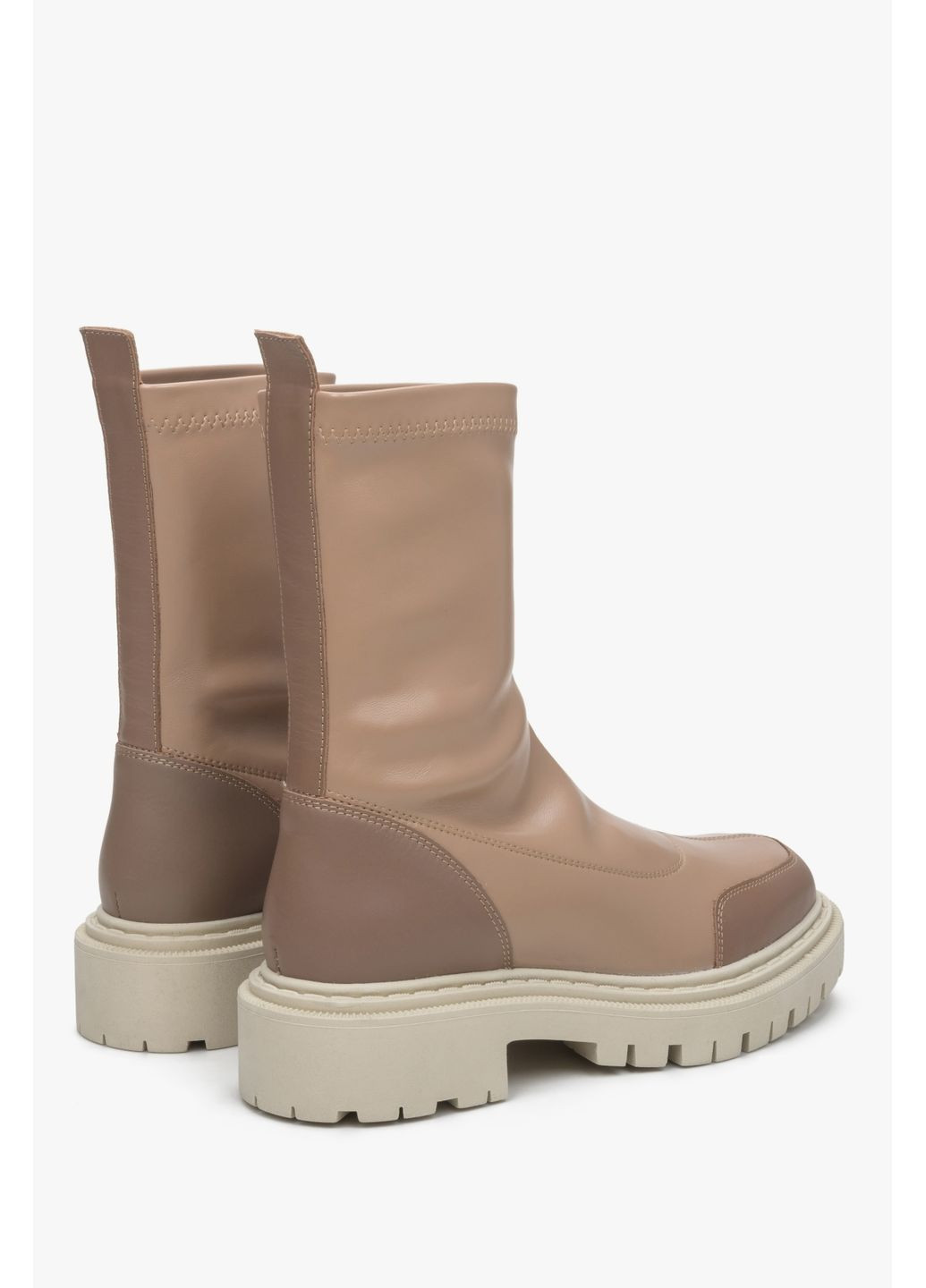 Черевики, колір бежевий Estro (350920242)