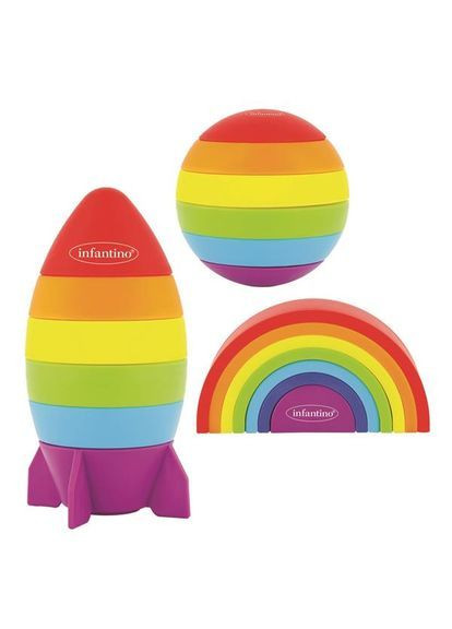 Набор развивающих игрушек 3 в 1 Удивительные предметы () Infantino 315300 (370498677)