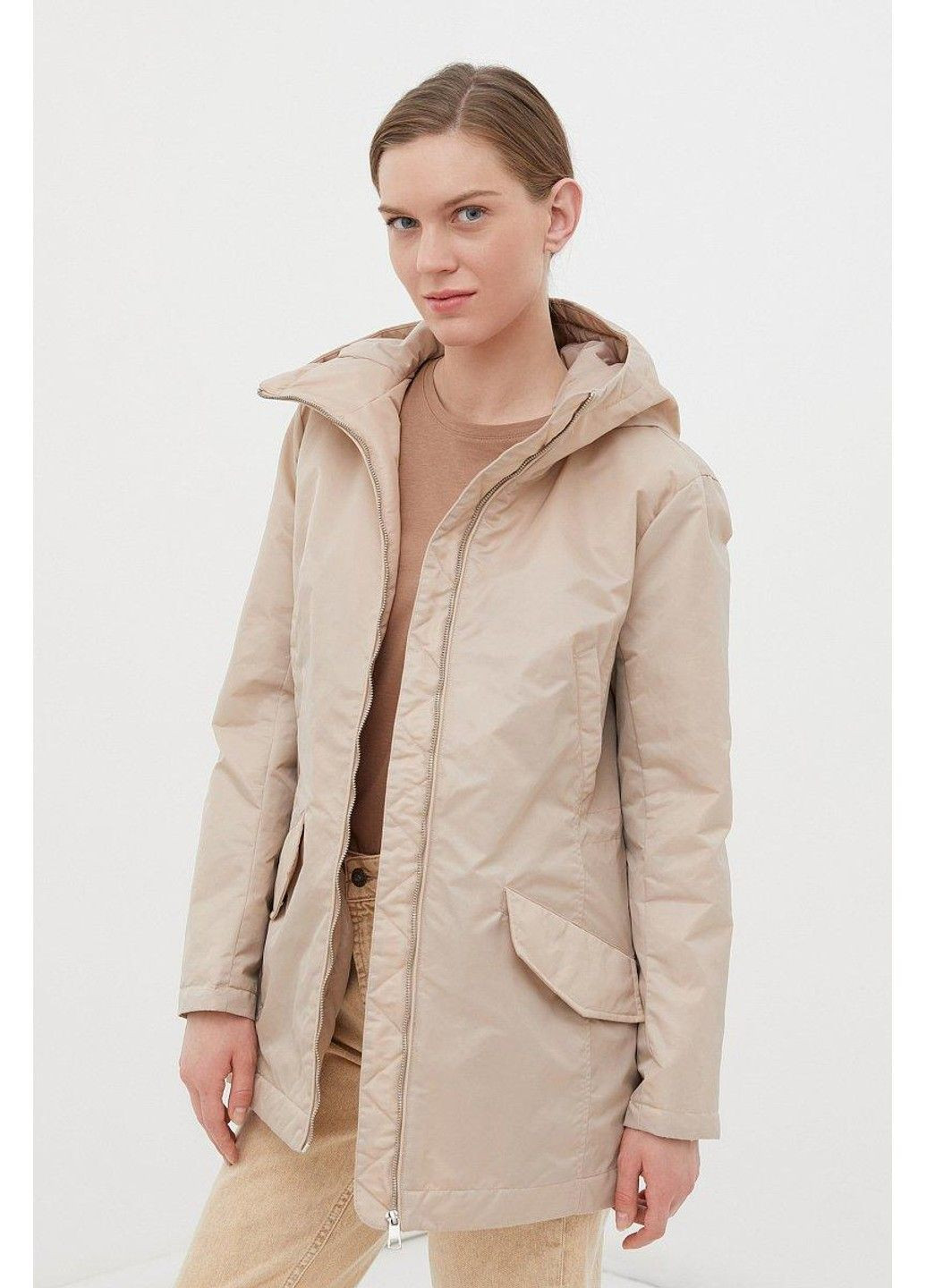 Бежева демісезонна парка fbc11000-709 Finn Flare