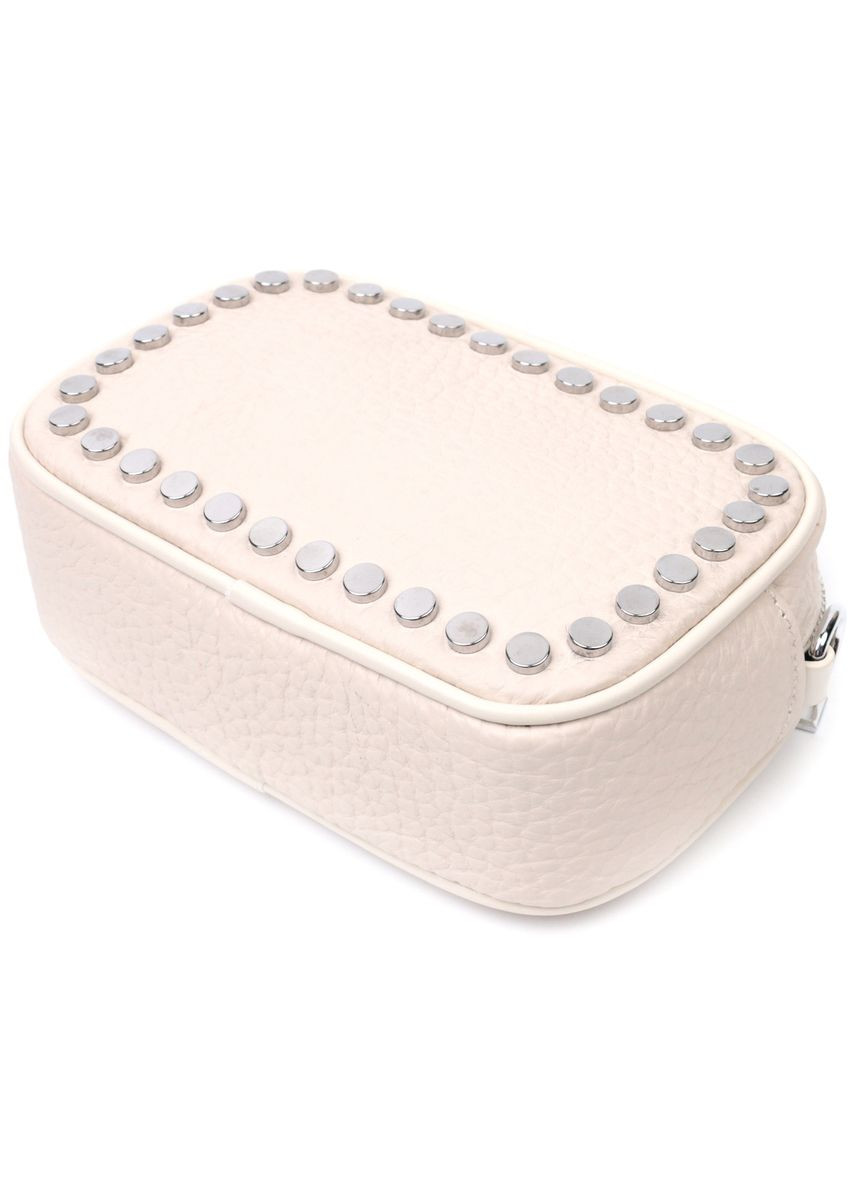 Шкіряна сумка через плече жіноча декорована металевими кнопками 22334 Vintage (302009434)