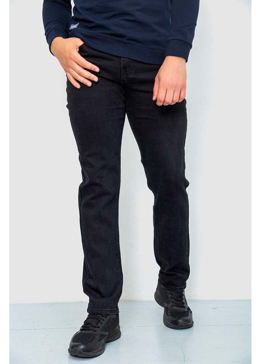 Черные демисезонные прямые джинсы Ager