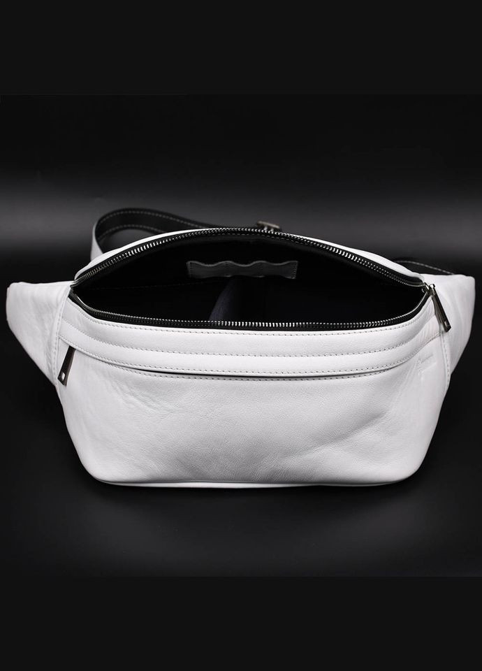 Сумка бананка для фотоапарата шкіряна GS-1313-4lx біла наппа TARWA (300171369)