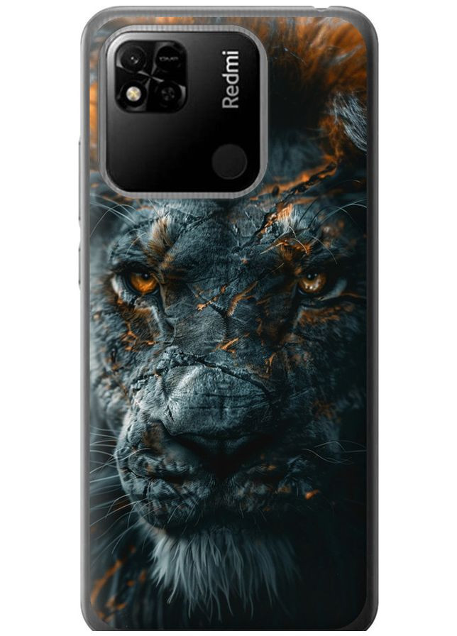Силіконовий чохол 'Полум'яний лев' для Endorphone Xiaomi Redmi 10A (297658894)