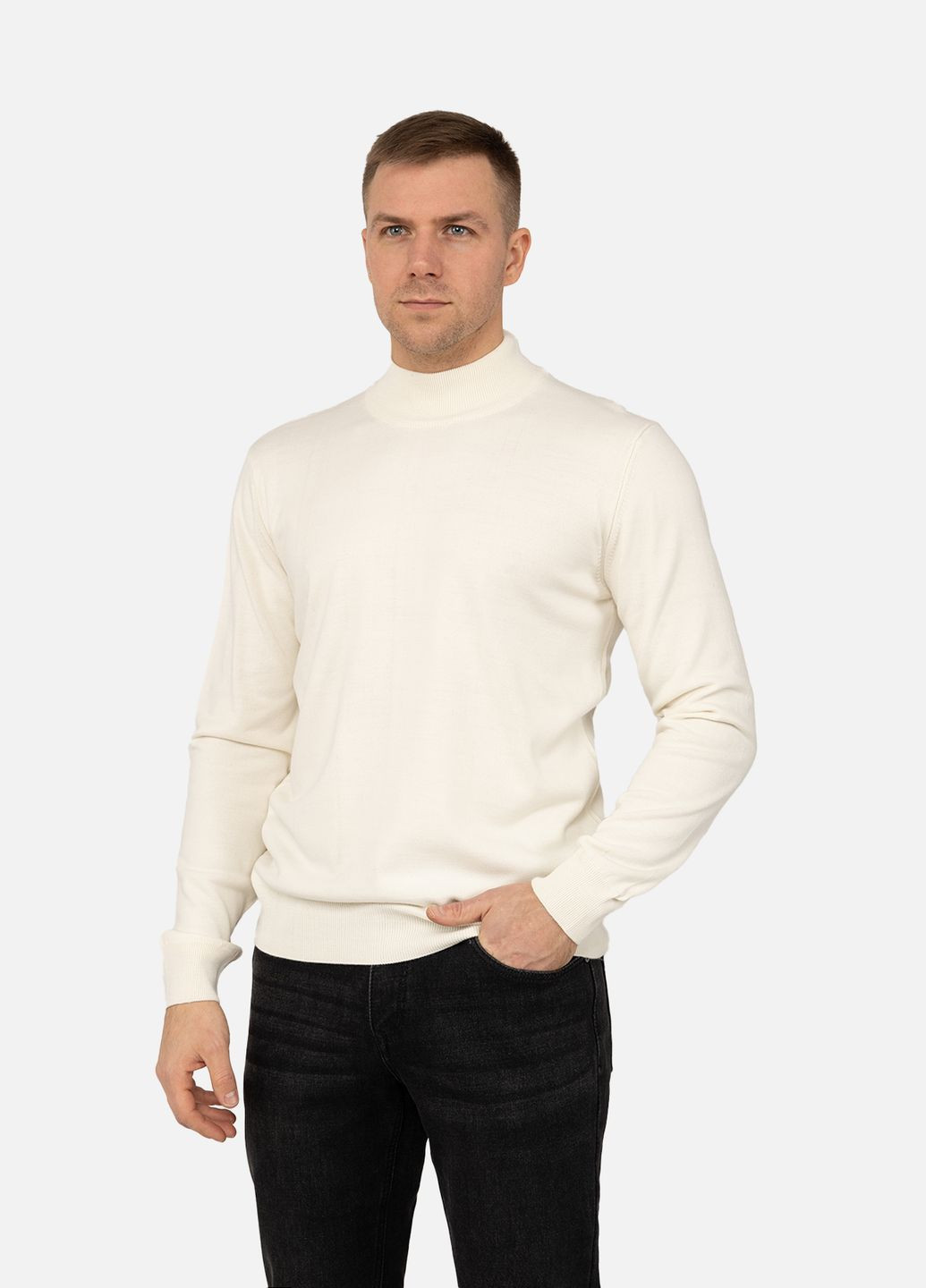 Мужской гольф цвет молочный CB-00260683 GIOVANE RICCO (309020446)