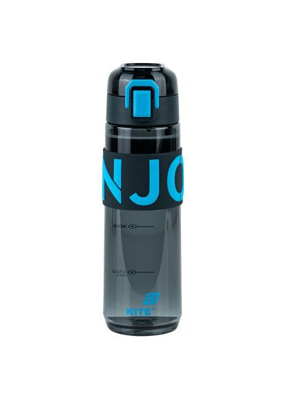 Бутылка для воды (K25-1233-2) Kite 680 мл чорно-блакитна (369878902)