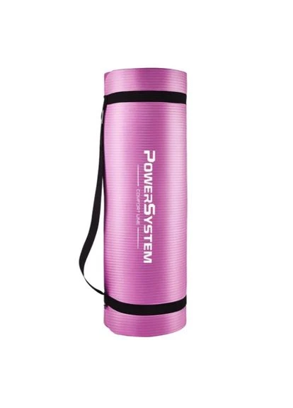 Килимок для йоги та фітнесу PS-4017 NBR Fitness Yoga Mat Plus Pink (180х61х1) () Power System PS-4017_Pink (380872710)