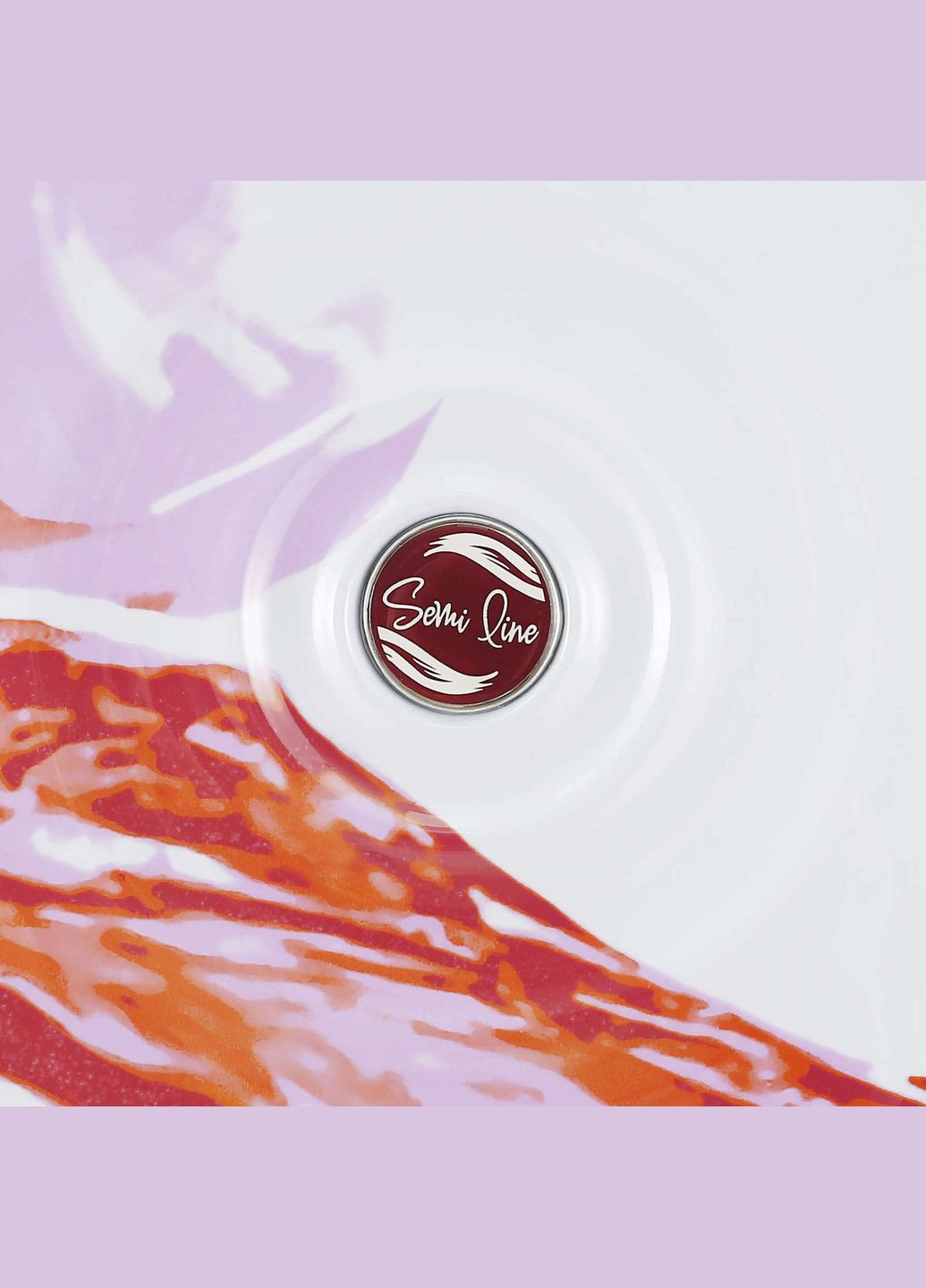 Чемодан 28" (L) White/Red Print (T5654-3) Semi Line (315937461)