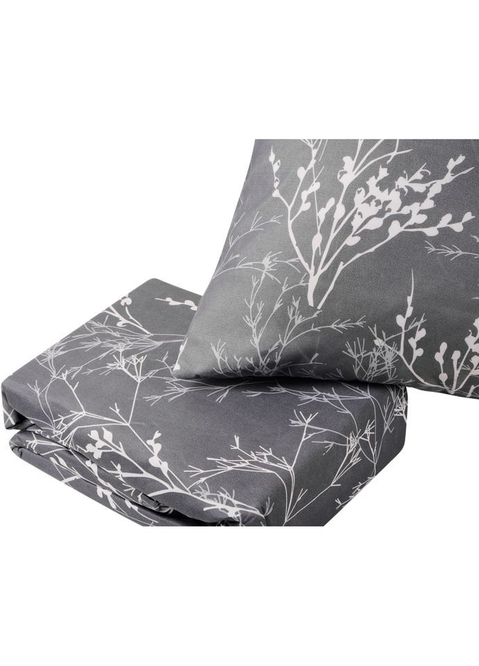 Комплект постільної білизни Branch 150 х 200 Grey (WY23-675-2-2) Soho (370848785)