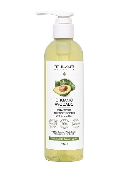 Шампунь для сухого та пошкодженого волосся Organics Organic Avocado Shampoo 250ml (1103897-31022488) T-Lab Professional (368648047)