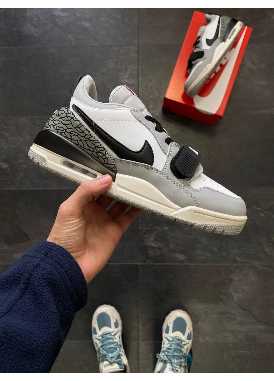Комбіновані кросівки чоловічі nike air jordan legacy 312 low найк аір джордан демісезон No Brand
