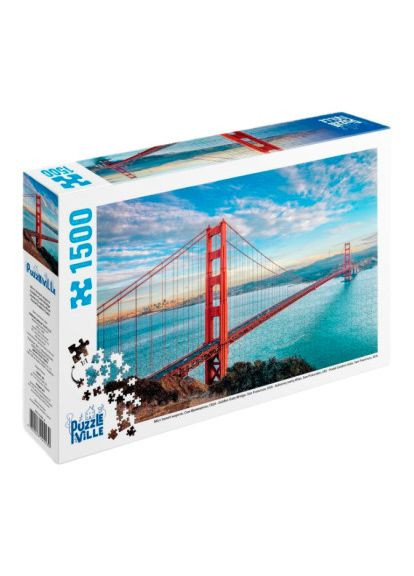 Пазл Puzzleville Міст Золоті ворота 1500 елементів (PZL1500_3) Сана (369939545)