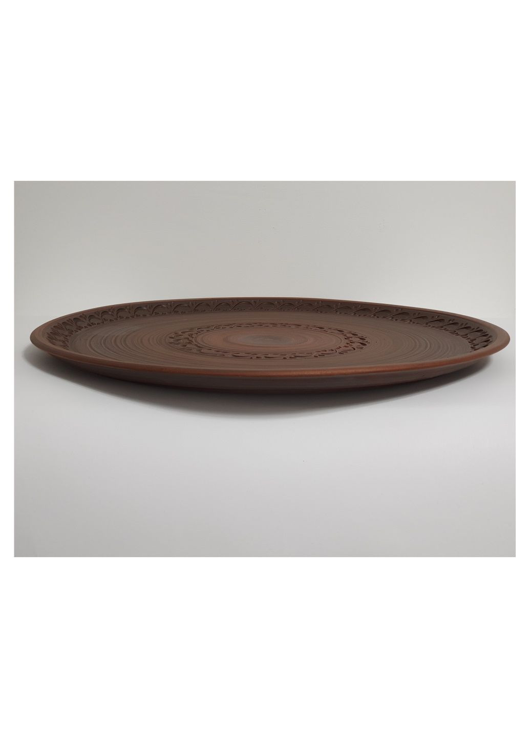 Блюдо 41 см, для банкету з червоної глини No Brand (329722711)