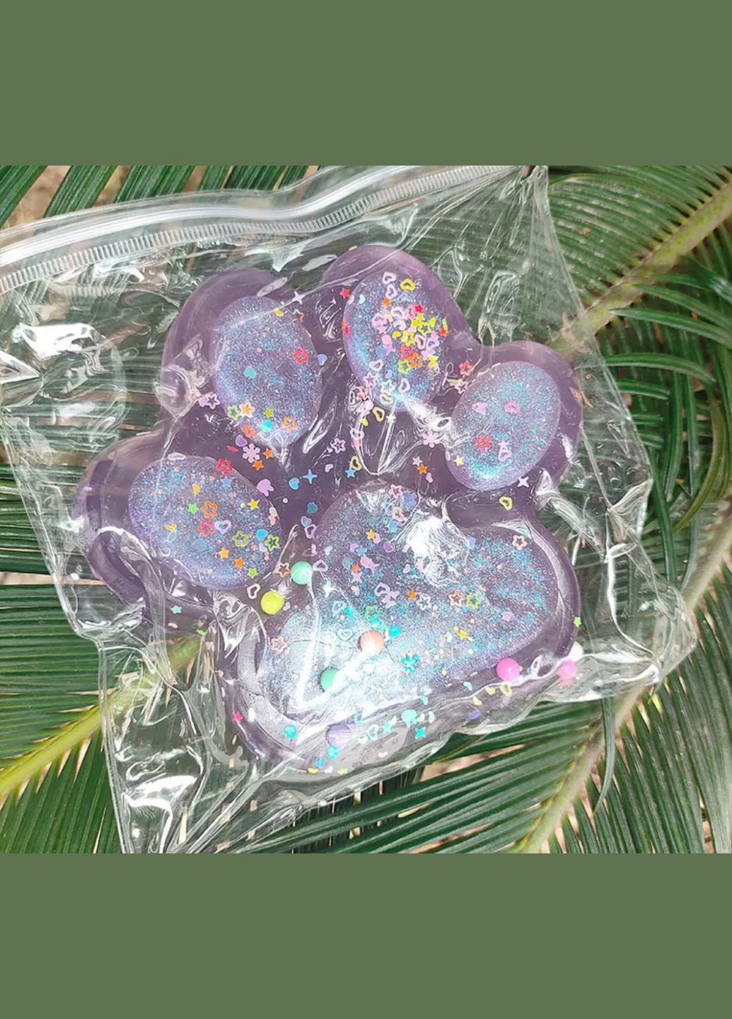 Сквіш таба лапка антистрес Пурпурна 14см No Brand (333163685)