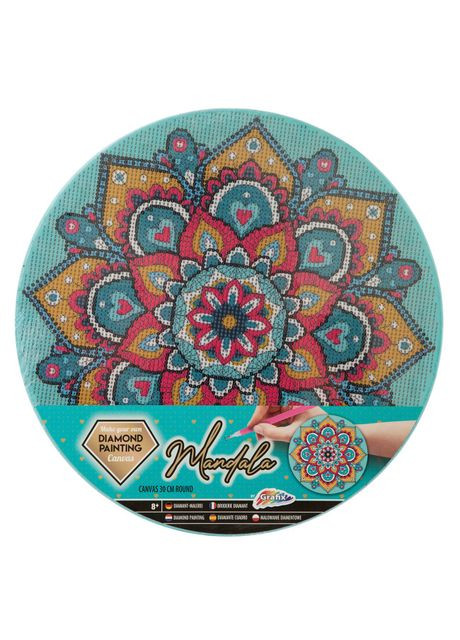 Алмазная картина Мандала синяя (260016_2) Grafix (370968643)