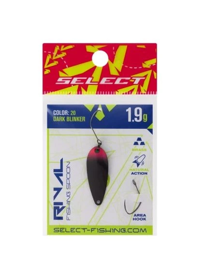 Блесна (1870.79.99) Select Rival 1.9g 30mm 20 Dark Blinker (401513167)