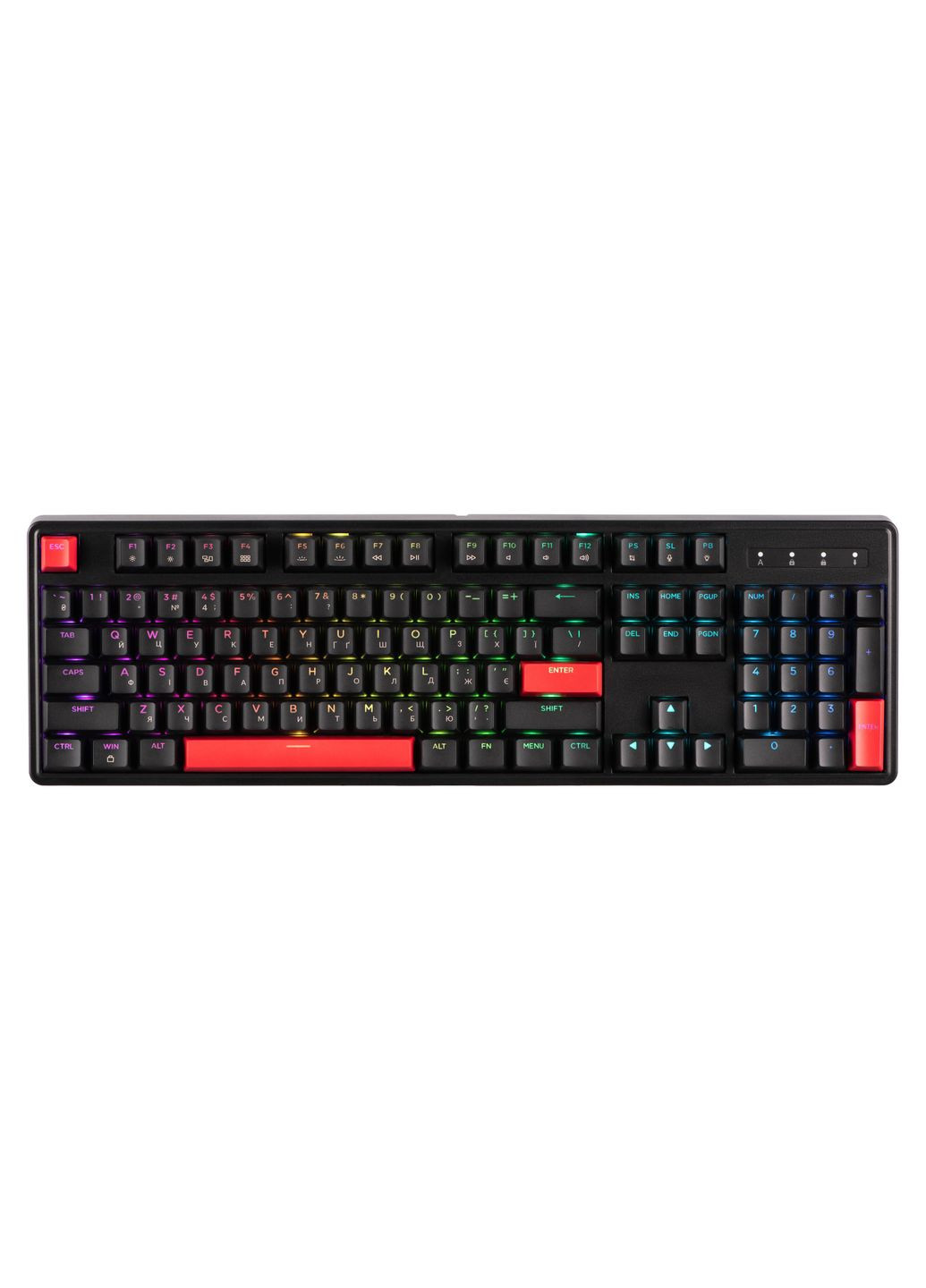 Клавиатура механическая X3-H3-UA X3 104Key, Keychron Brown, USB-A, QMK/VIA, Hot-Swap, EN/UKR, RGB, Lemokey (362712663)