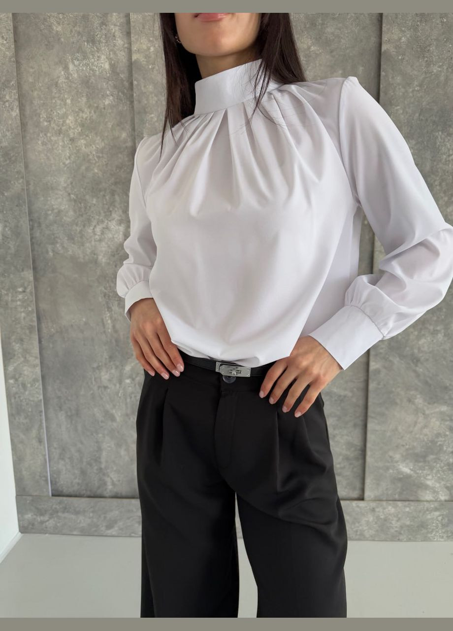 Белая женская блузка FINO Mode