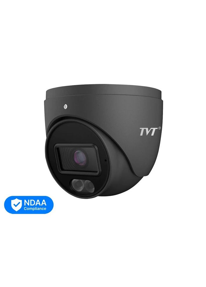 IP-відеокамера 4Mp TVT TD-9544S4L-A(D/PE/AW2) Black f=2.8mm, ІЧ+LED-підсвічування, з мікрофоном (77-00476) TVT Digital (373978606)