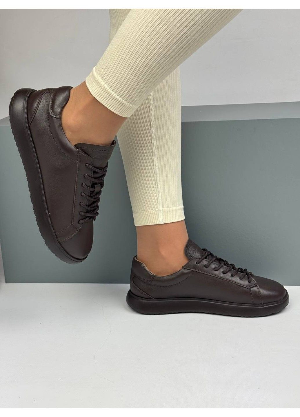 507 Анатомічні Кросівки Шкіряні Коричневі No Brand коричневі демісезони (372384849)