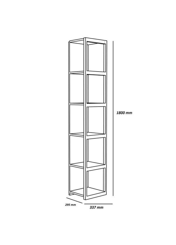 Стелаж кухонний з дерева Маратон зефір-венге (СТА-01932012) No Brand (327865618)