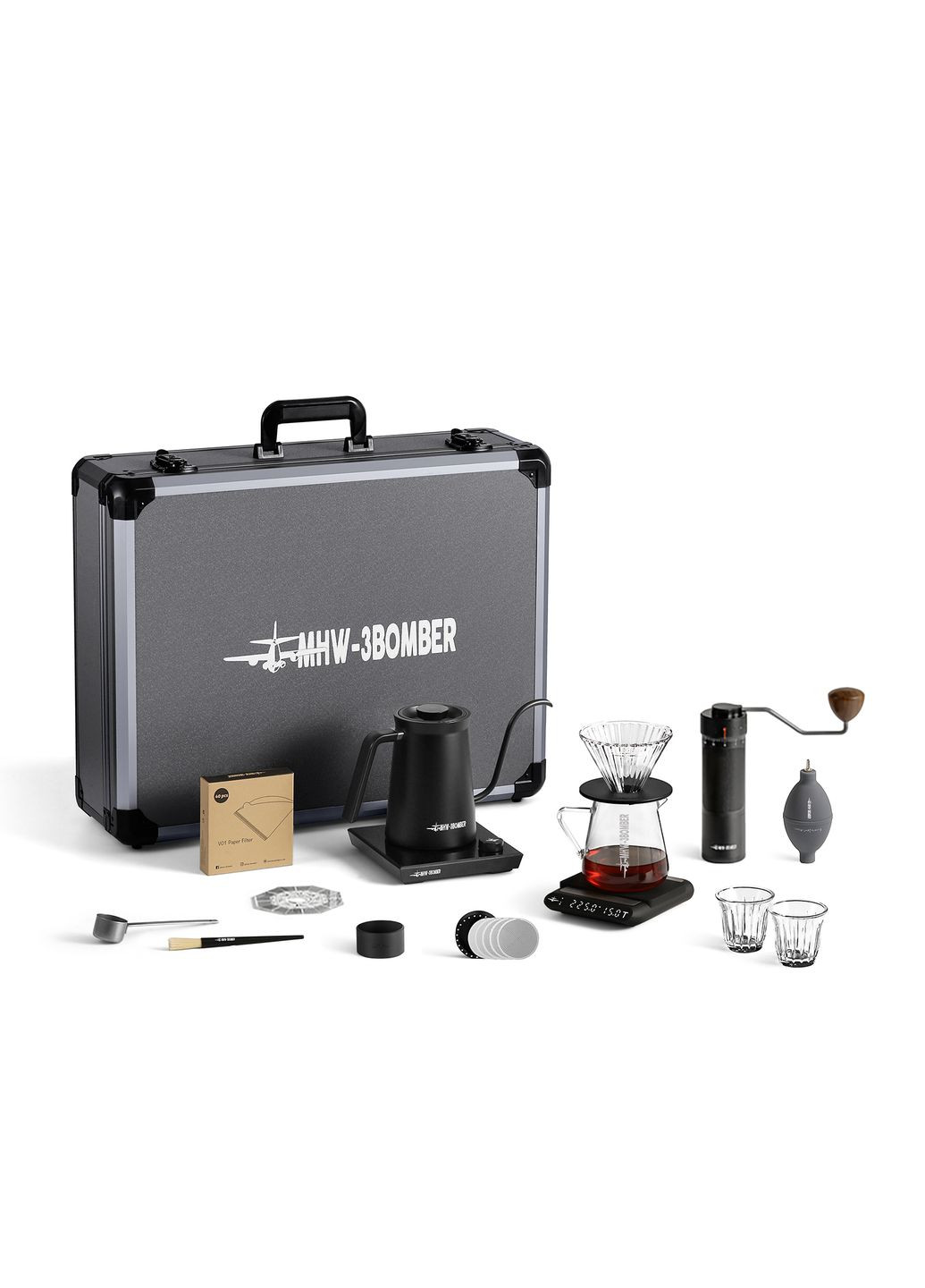 Подарочный набор бариста 12 в 1 B-3 Tactical Suitcase (CS6158B-OS) MHW-3BOMBER (333031945)