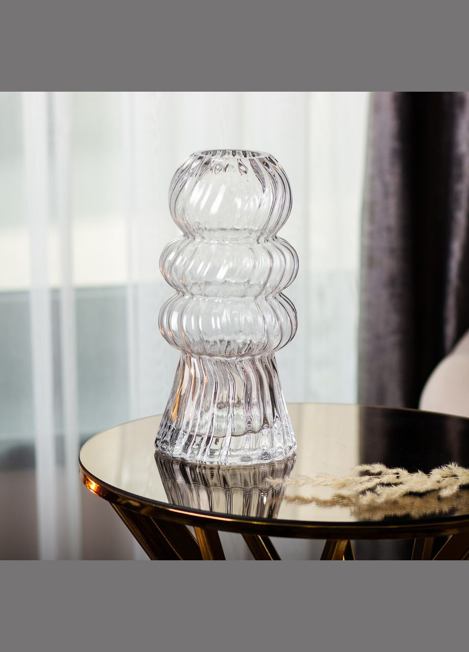 Скляна ваза 24,5 см HP-1727 Yiwu (353502876)