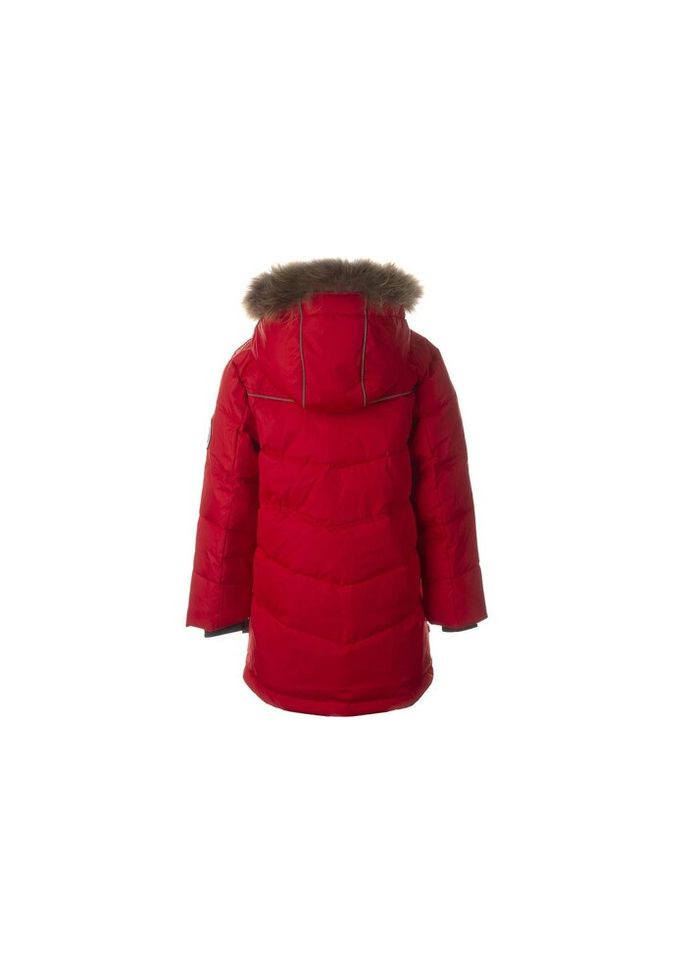 Красная зимняя куртка moody 1 17470155 красный 116 (4741468801315) Huppa