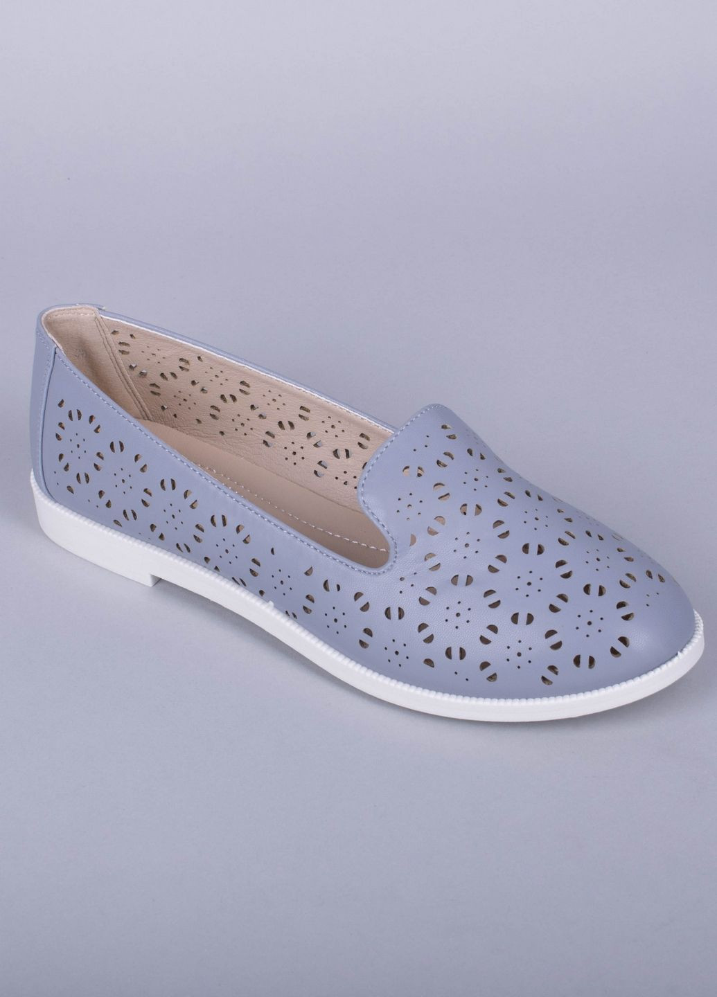 Жіночі балетки жіночі zs24-04 блакитні 343754 Power | блакитні штучна шкіра (296847143)