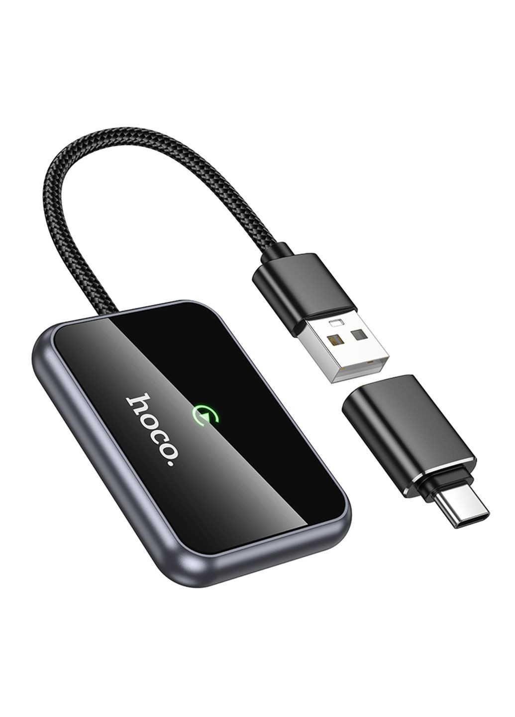 Автомобильный Carplay HU1 Черно-Серый Hoco (370440187)