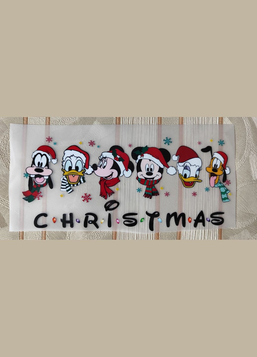 Термонаклейка новогодняя на одежду. Кураж (308977224)