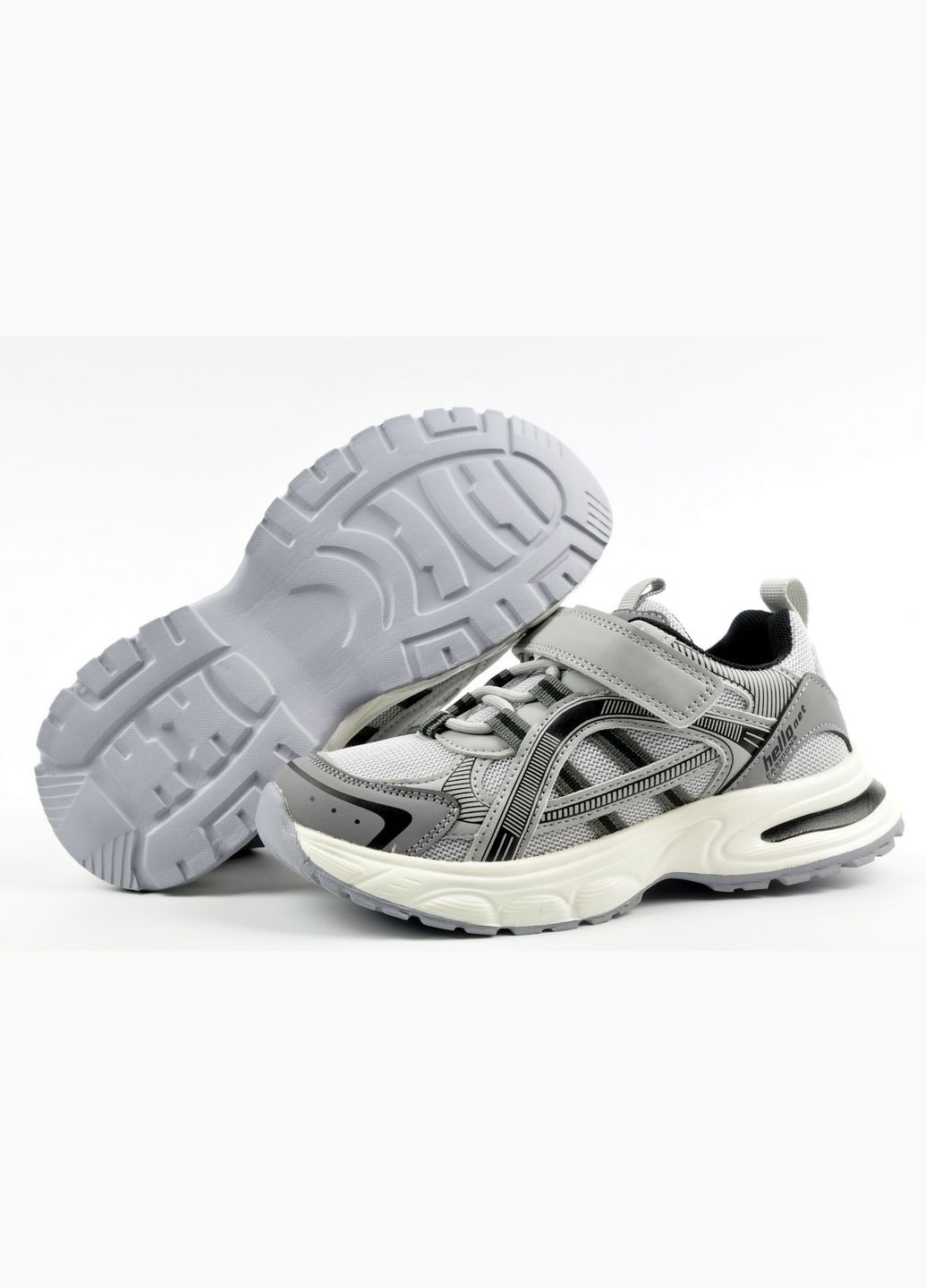 Серые летние детские кроссовки Jong Golf